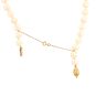 collier or jaune Perle 