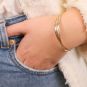 Bracelet or jaune, rose, blanc 