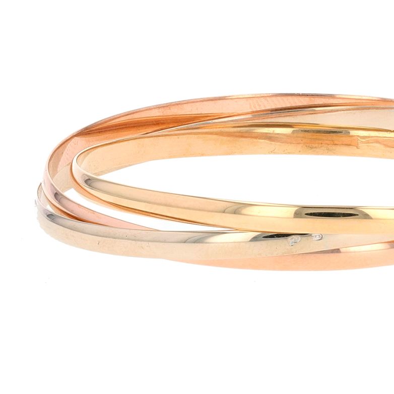 Bracelet or jaune, rose, blanc 