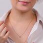 collier or jaune diamant (s) 
