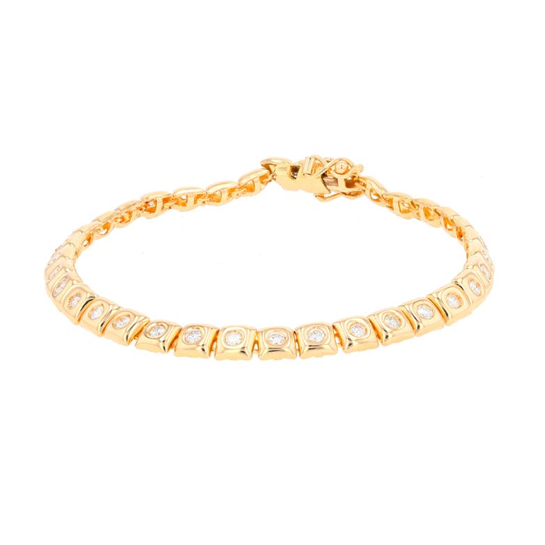 Bracelet or jaune diamant (s)