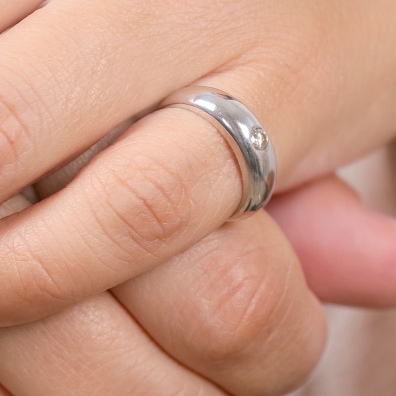 Solitaireor gris diamant (s) 