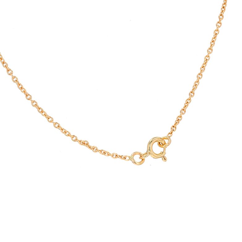 Pendentif or jaune diamant,P.fine opale