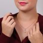 Pendentif or jaune diamant,P.fine opale