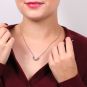 collier or gris diamant (s) 