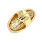 Bague or bicolore diamant (s) 