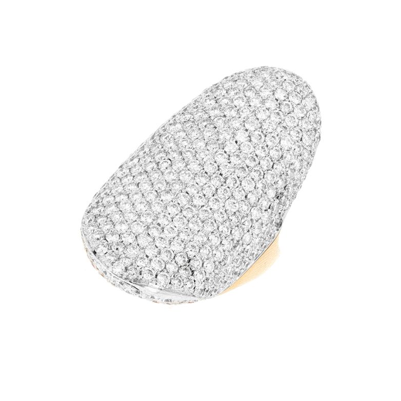 Bague or bicolore diamant (s)