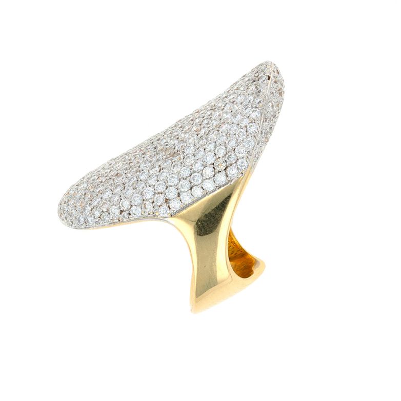 Bague or bicolore diamant (s) 