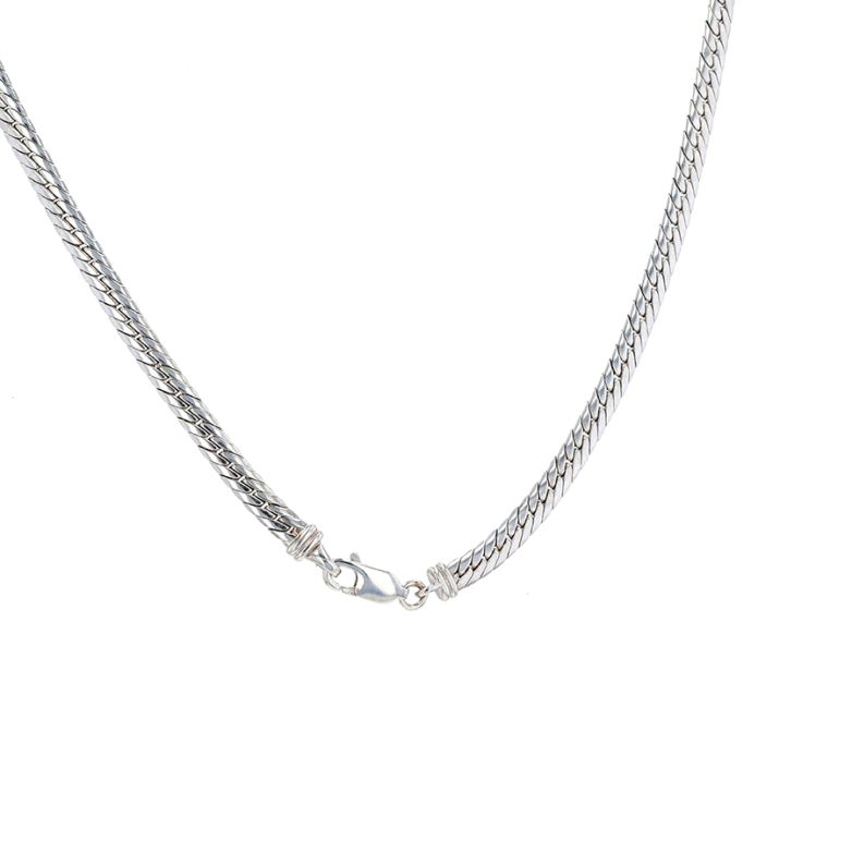 collier or gris saphir et diamant(s) 