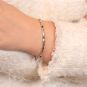 Bracelet or bicolore saphir et diamant(s) 