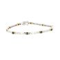 Bracelet or bicolore saphir et diamant(s)