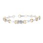 Bracelet or bicolore diamant (s) 