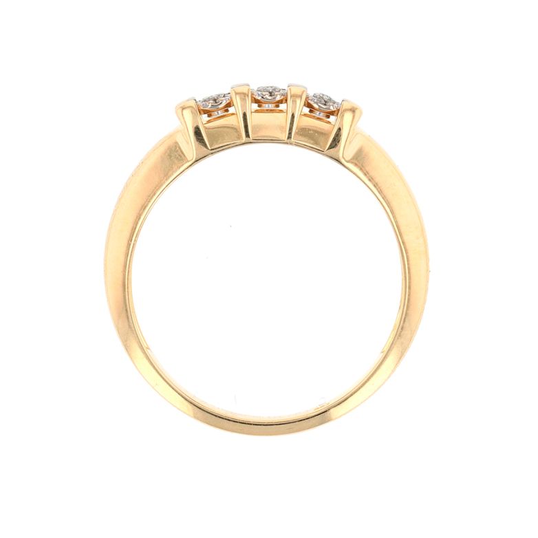 Diamond ring 0.10 carat 2...
