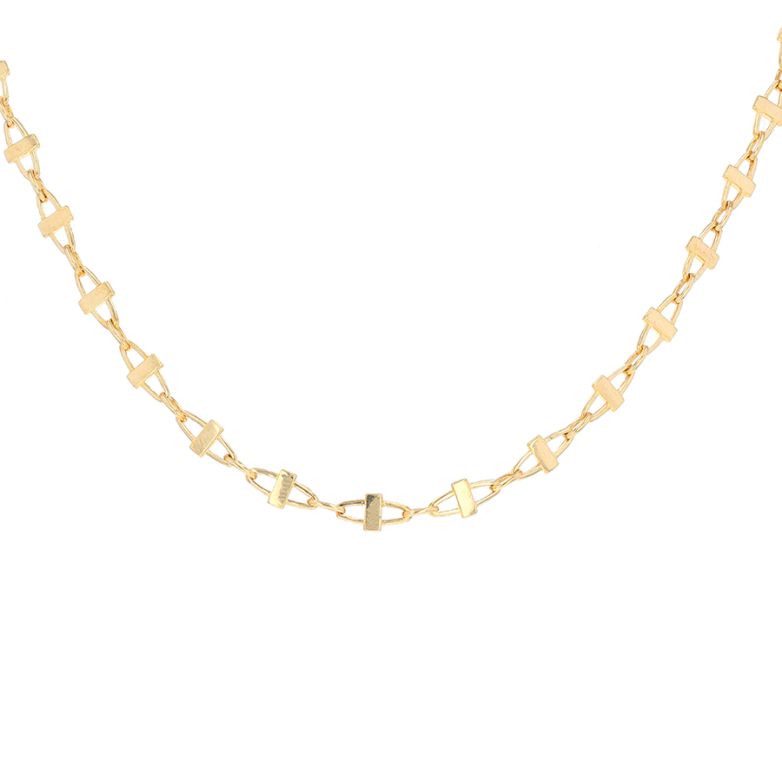 Yellow gold necklace 12.80g