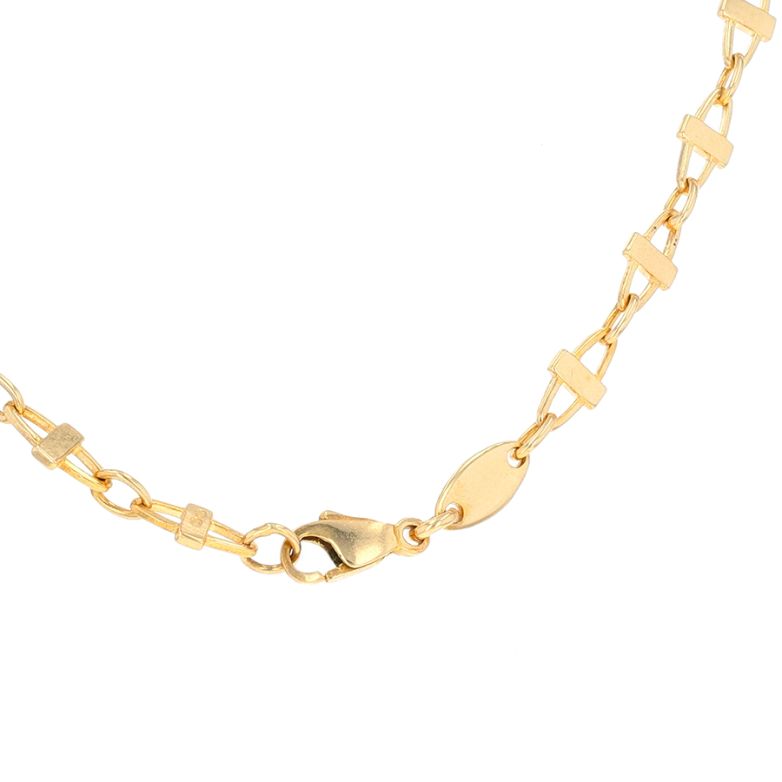 Yellow gold necklace 12.80g