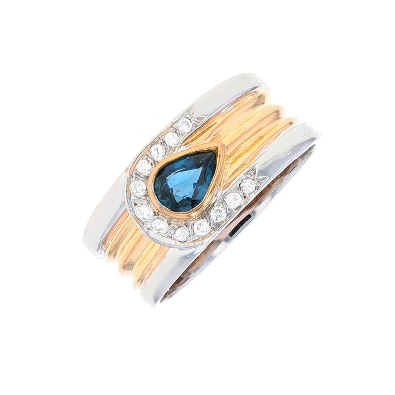 Ring sapphire 0.40 carat...