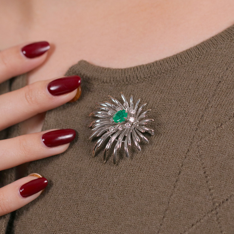 Vintage brooch with a...