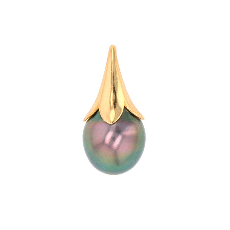 Tahitian pearl pendant,...