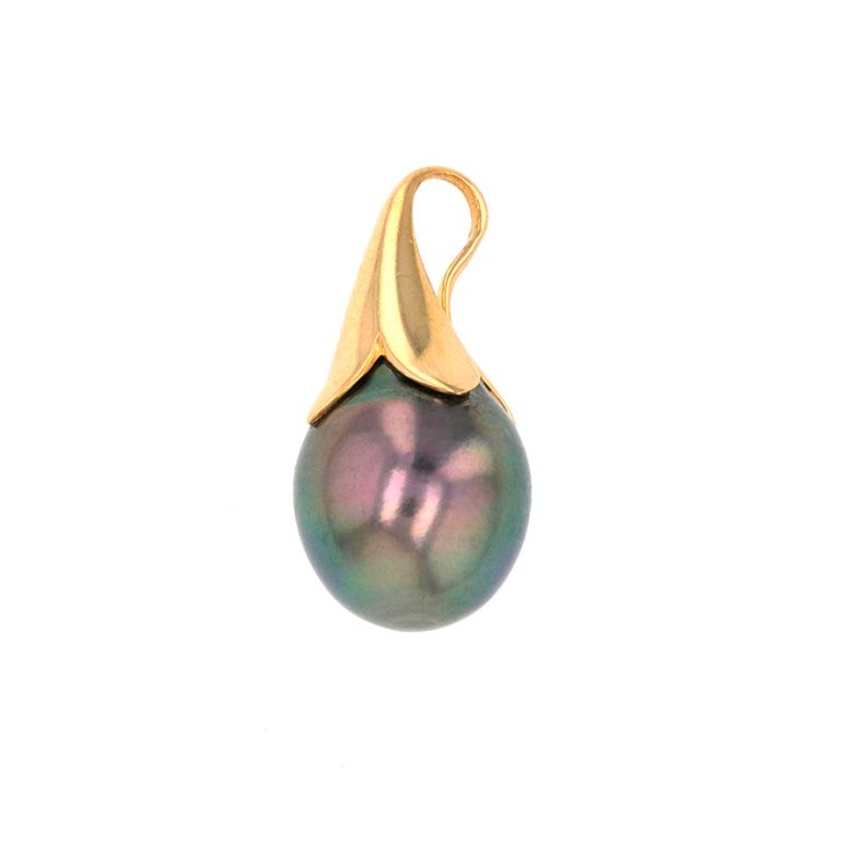 Tahitian pearl pendant,...