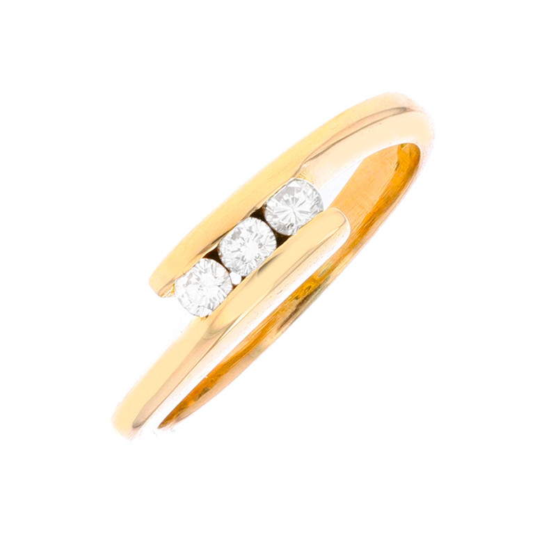 Diamond trilogy ring 0.18...