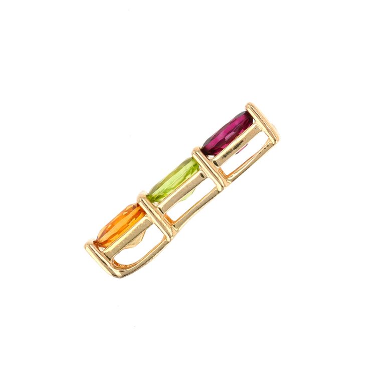 Yellow gold gemstone...
