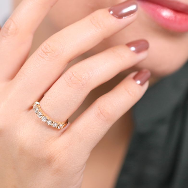 Diamond wedding ring 0.83...