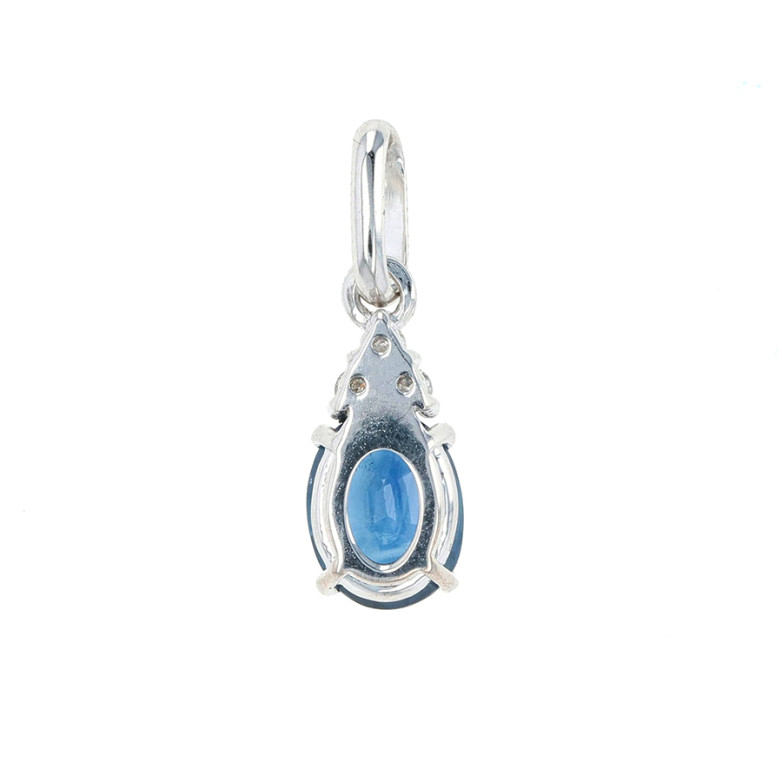 1.63-carat sapphire and...