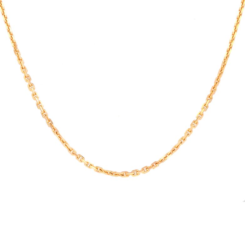 Yellow gold forçat chain...
