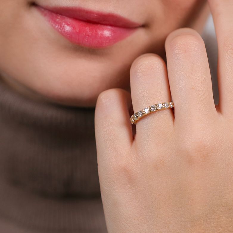 Diamond wedding ring 0.72...