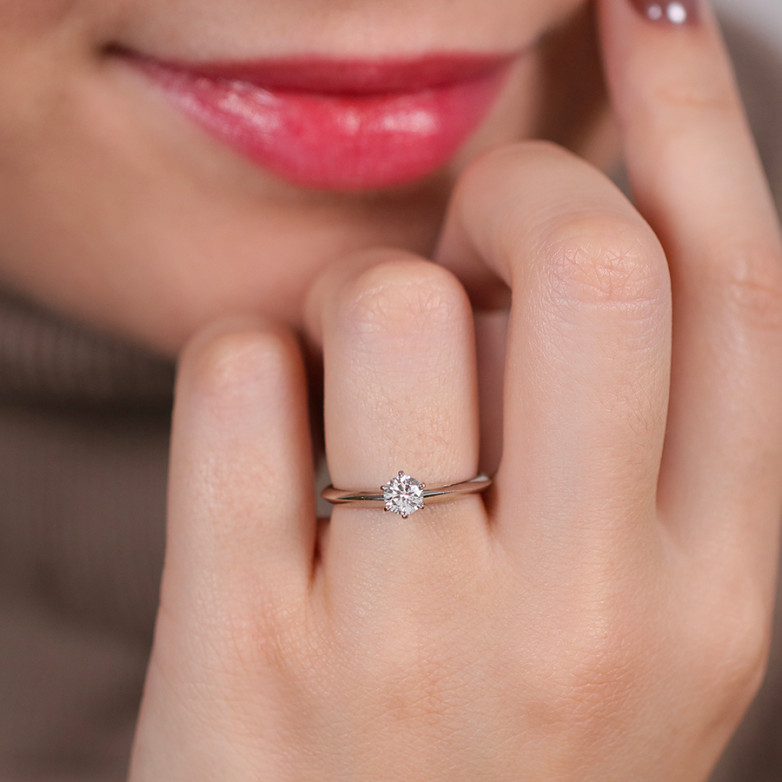 Tiffany & Co. solitaire...