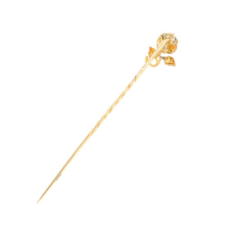 Antique ruby pin 0.10 carat...