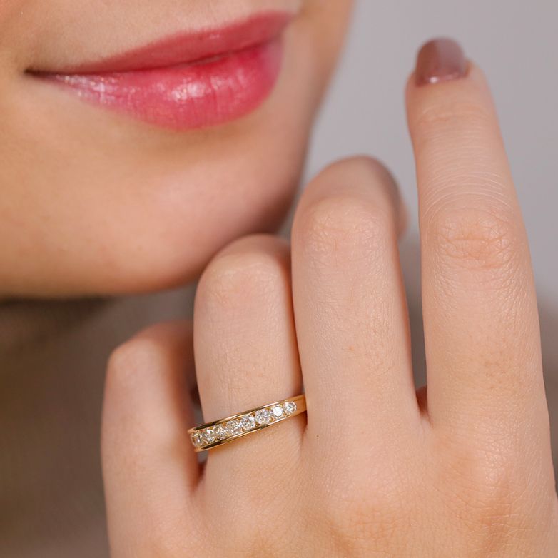 Diamond wedding ring 0.78...