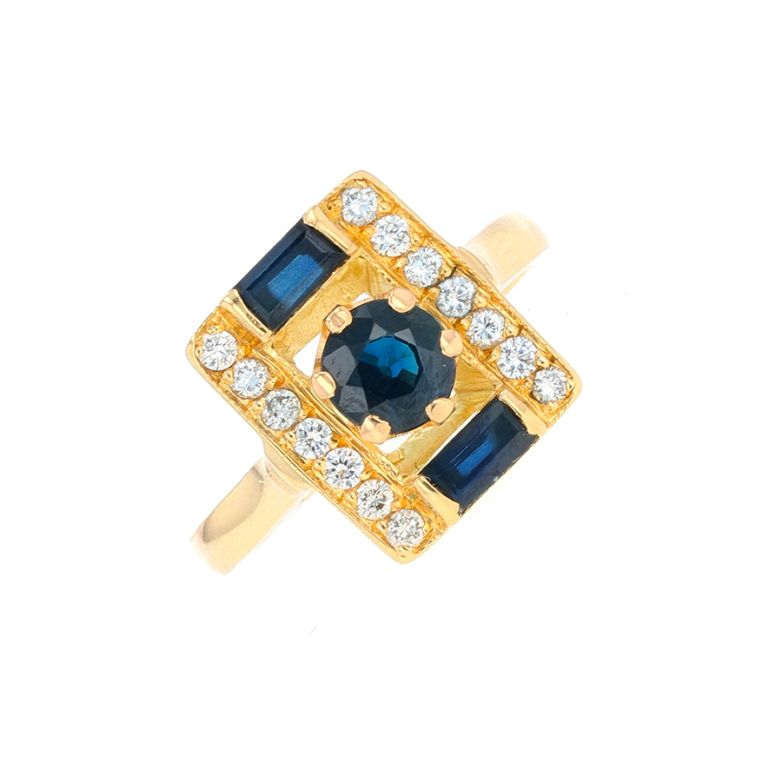Ring sapphires 0.88 carat...