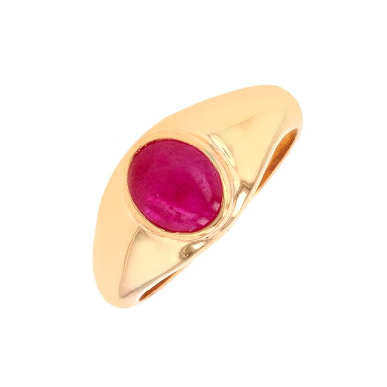 Bague rubis 1.66 carat or...