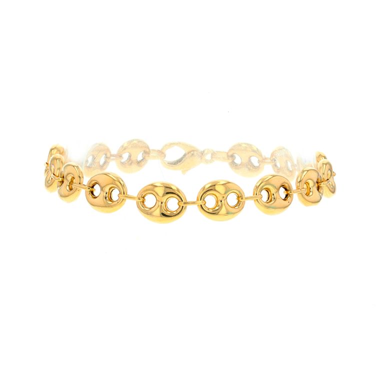 Yellow gold coffee bean...