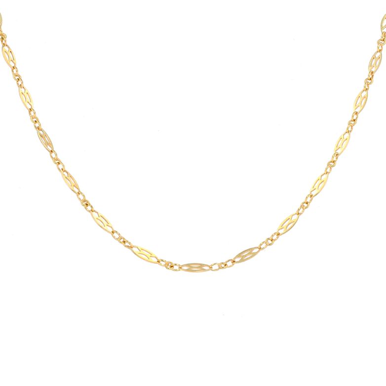 8.97g yellow gold necklace
