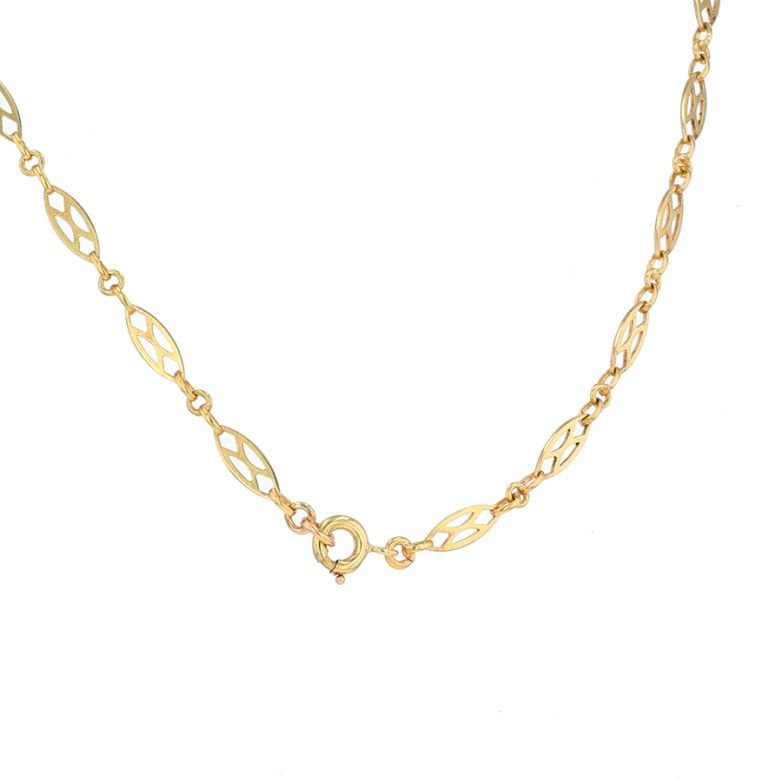 8.97g yellow gold necklace