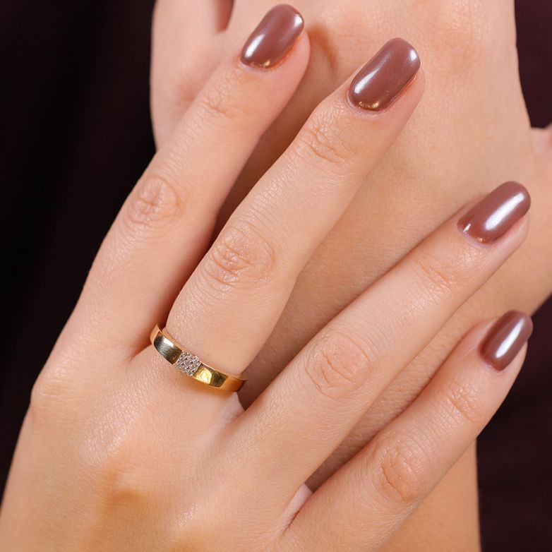 Diamond ring 0.09 carat 2...