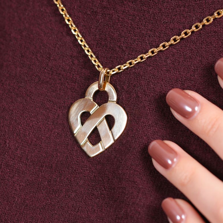 POIRAY interlaced heart...