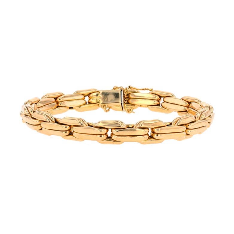 Yellow gold bracelet 31.78g