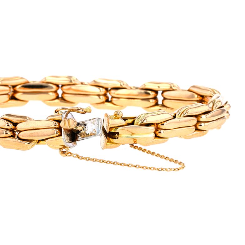 Yellow gold bracelet 31.78g