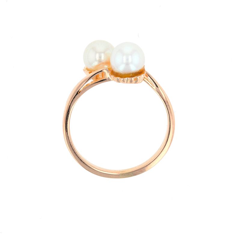 Ring Toi & Moi pearls...