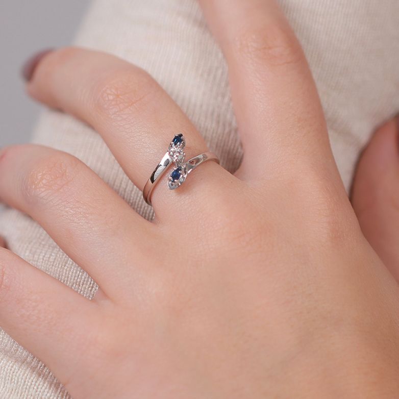 Ring sapphires 0.12 carat...