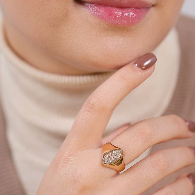 Diamond ring 0.12 carat 2...