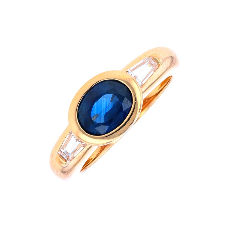 Ring sapphire 1.34 carat...