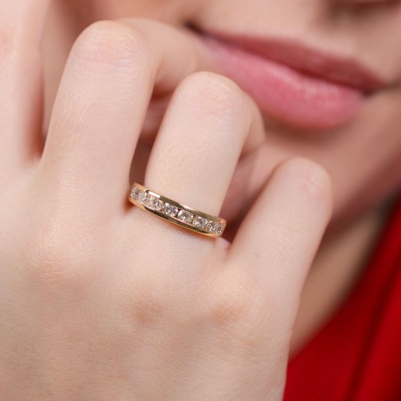 Diamond wedding band 1.35...