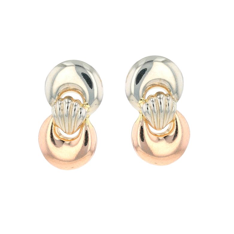 2 gold earrings 3.01g