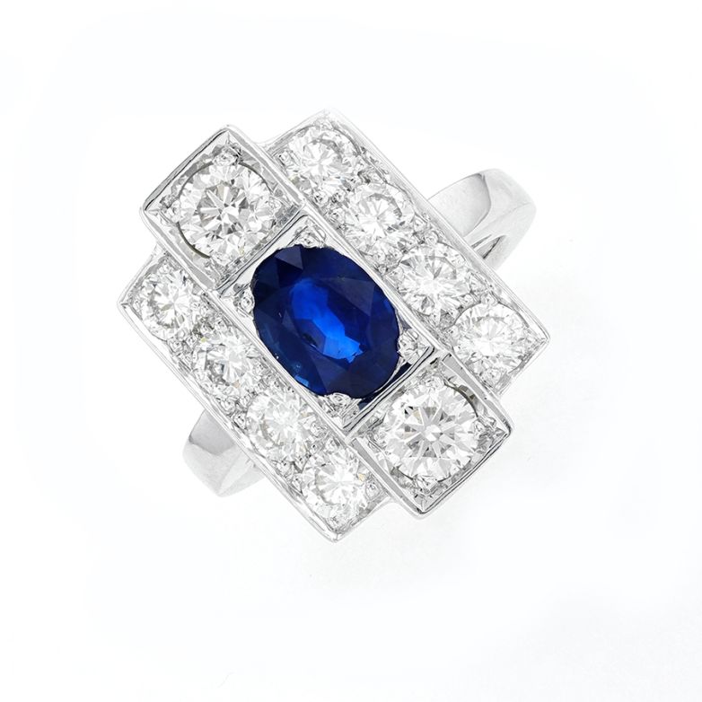 Ring sapphire 1.38 carat...