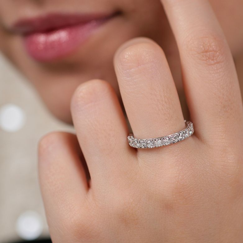 Wedding ring, full round,...
