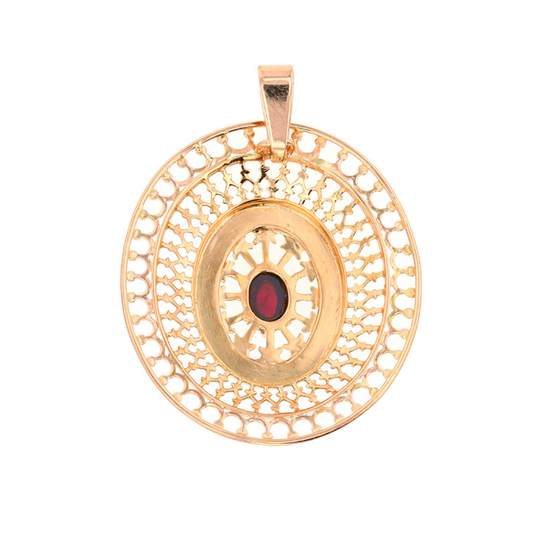 Vintage garnet pendant 1.28...